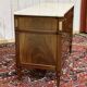 Louis XVI commode in mahogany with a marble top from the 1950s.