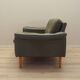 Green leather sofa, Danish design, 1970s, production: Denmark
