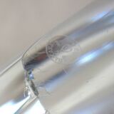 Baccarat crystal elongated bowl 1950