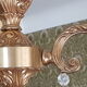 Brass chandelier 3 branches with grapevines, Louis XV style