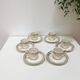 Lot of 6 old Grindley England coffee cups