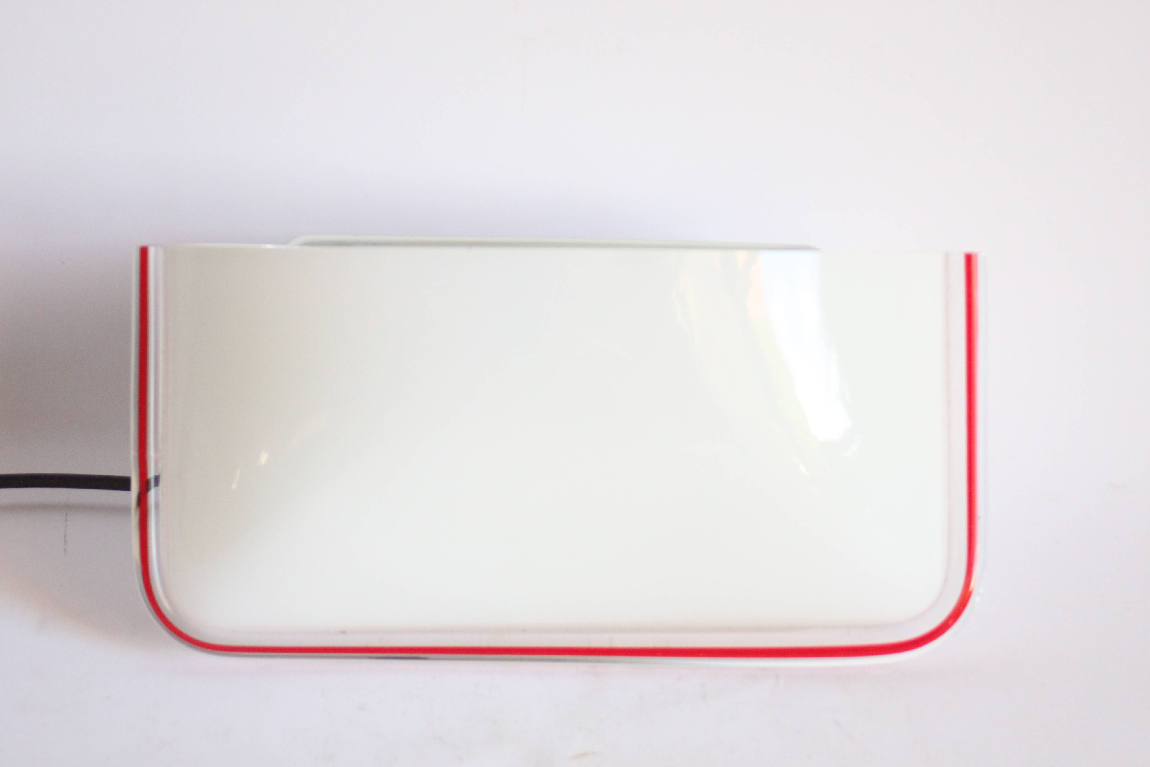 Murano Glass Wall Lamp Renato Toso, Leucos, Italy