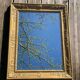 Beveled gold mirror