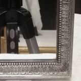 Miroir en bronze argenté