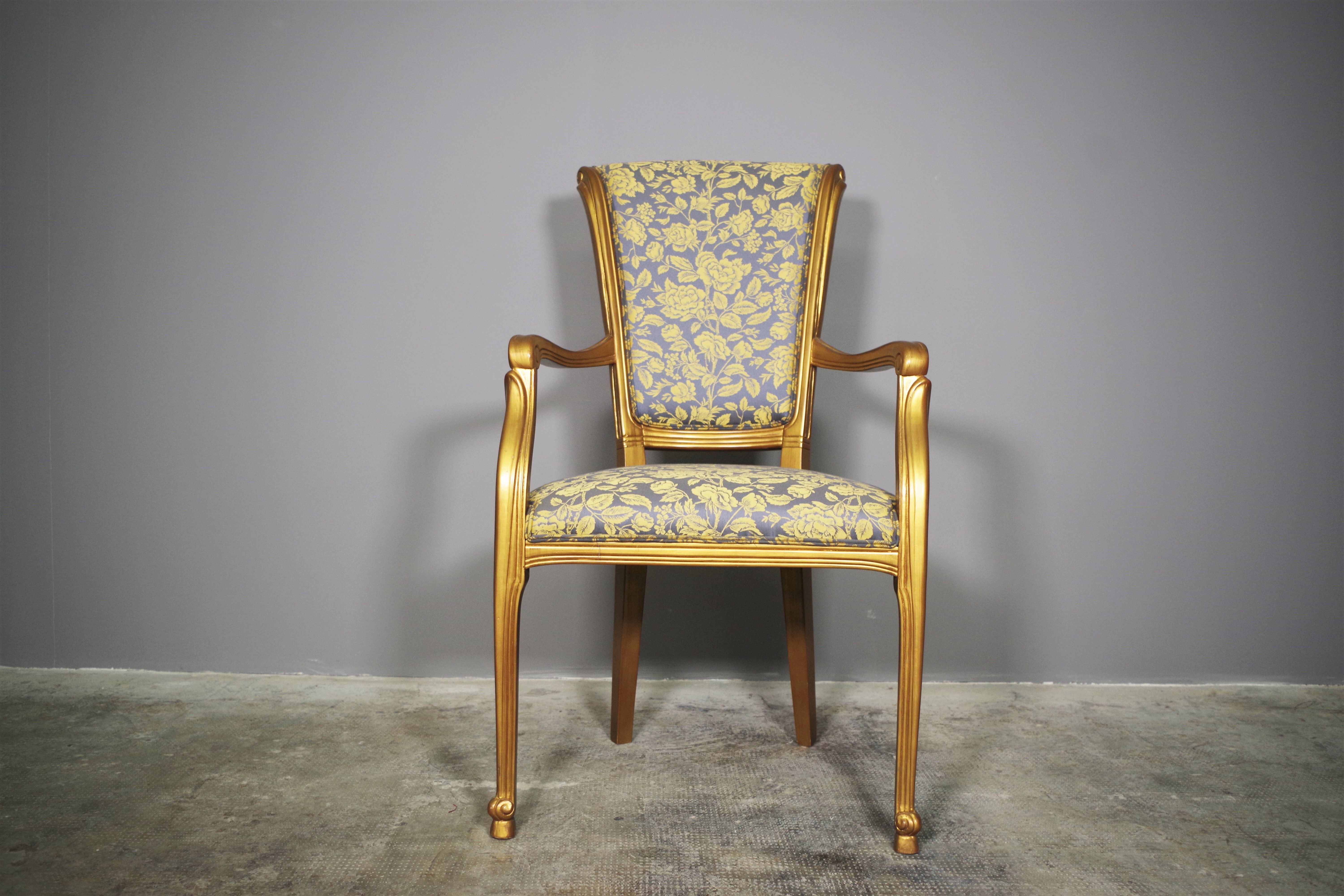 Baroque style dining chair, Venice, 1930