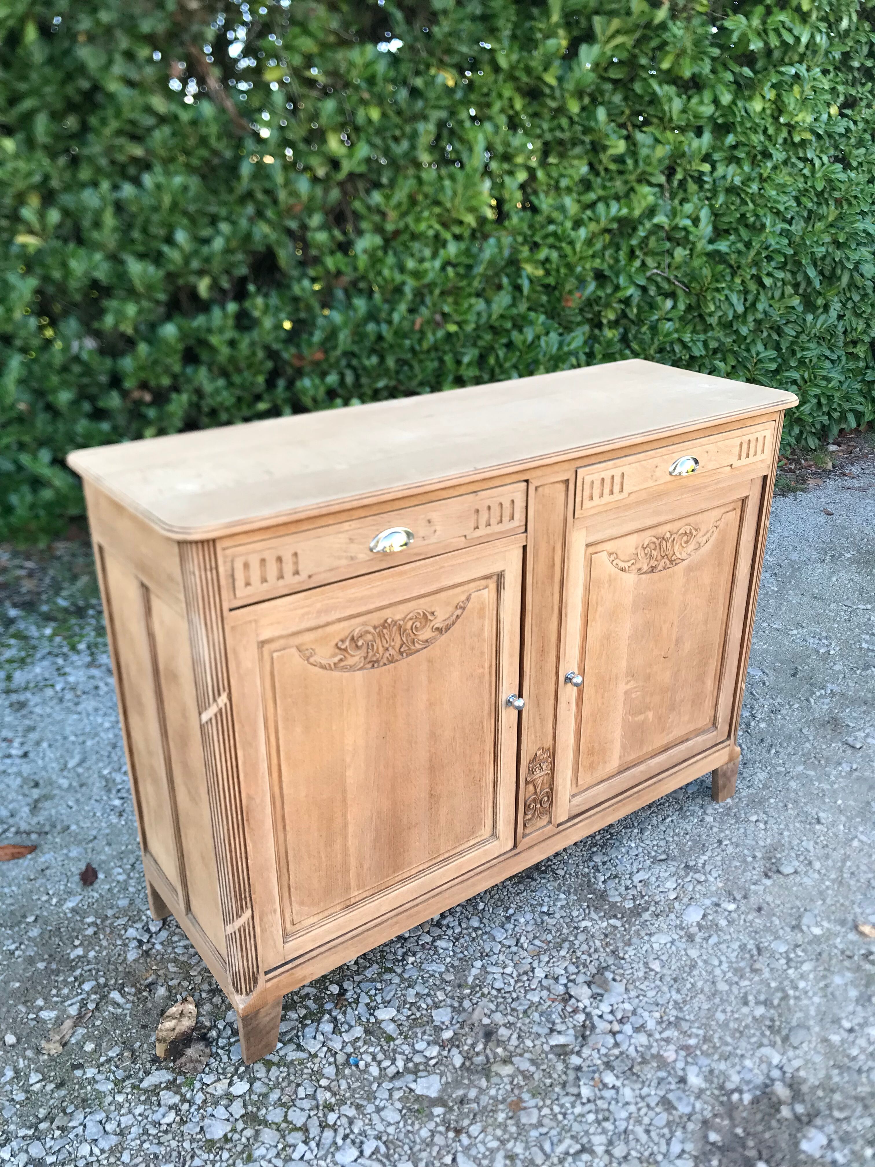 Buffet parisien en chêne 2 portes