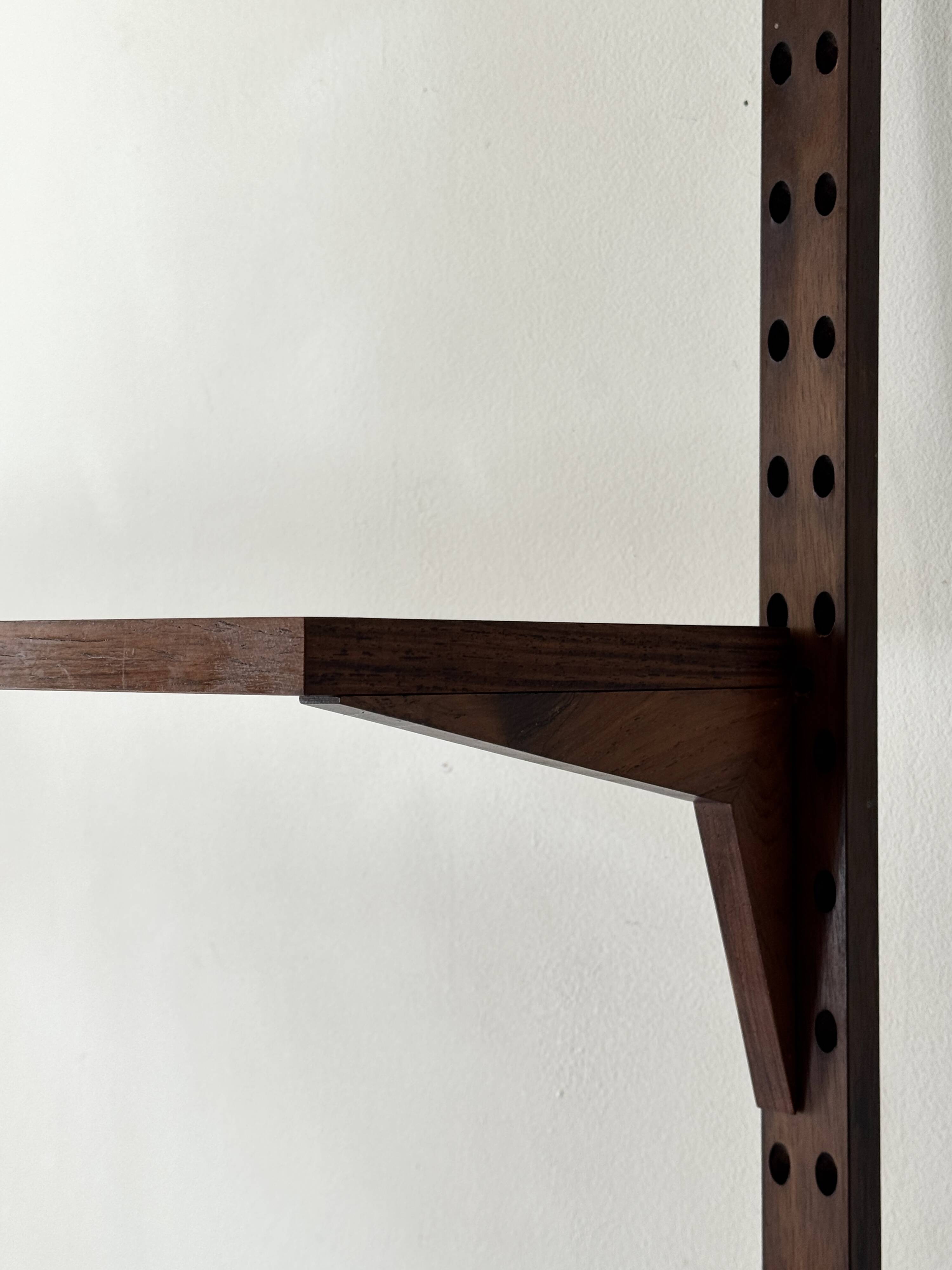Modular library office Cado in rosewood, Poul Cadovius Denmark