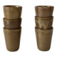 Stoneware cups from Digoin