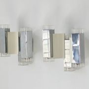 Cubic Wall Lamps by Gaetano Sciolari for Sciolari Illuminazione, Italy, 197
