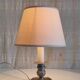 Table lamp in tin, candlestick shape - mid 20th century.