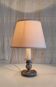 Table lamp in tin, candlestick shape - mid 20th century.