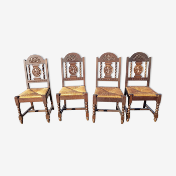 4 chaises néo basques