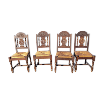 4 Neo-Basque chairs