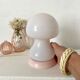 Lampe champignon rose vintage