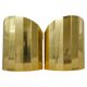 Pair of brass wall sconces in mid-century style Atelje Lyktan Sweden 1970s