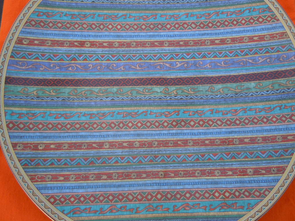 Porcelain plate Hermes