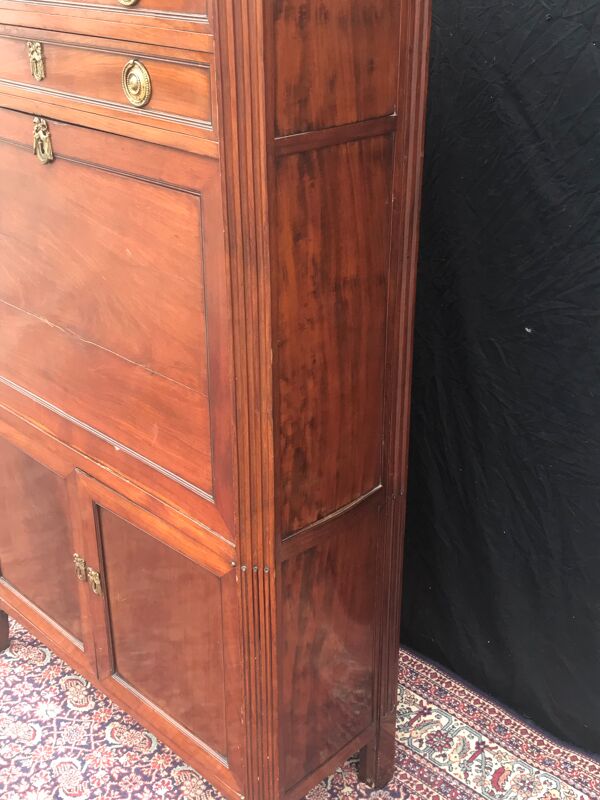 Secretaire en acajou estampillée Louis Noël Malle