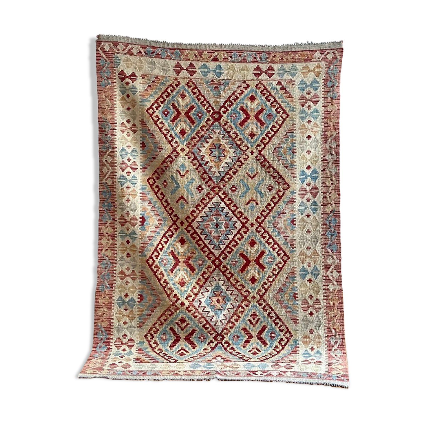 Tapis kilim multicolore 177 x 121 cm