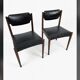 Paire de chaises scandinaves des années 60