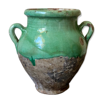 Green grease pot