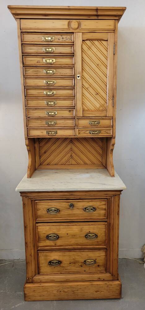 Craft cabinet with drawers