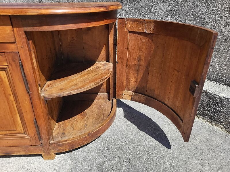 Row 4 doors 2 drawers in pitchpin xix th siecle