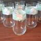 6 Luminarc Bahamas model water glasses with vintage Palluy pattern