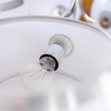 Chandelier 5 lights design 1960s vintage