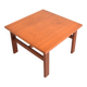Vintage 1960s Scandinavian square teak coffee table