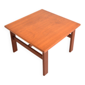 Table basse carrée scandinave teck vintage 1960s