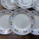 6 flat plates Digoin Sarreguemines model Ribeauville 200887