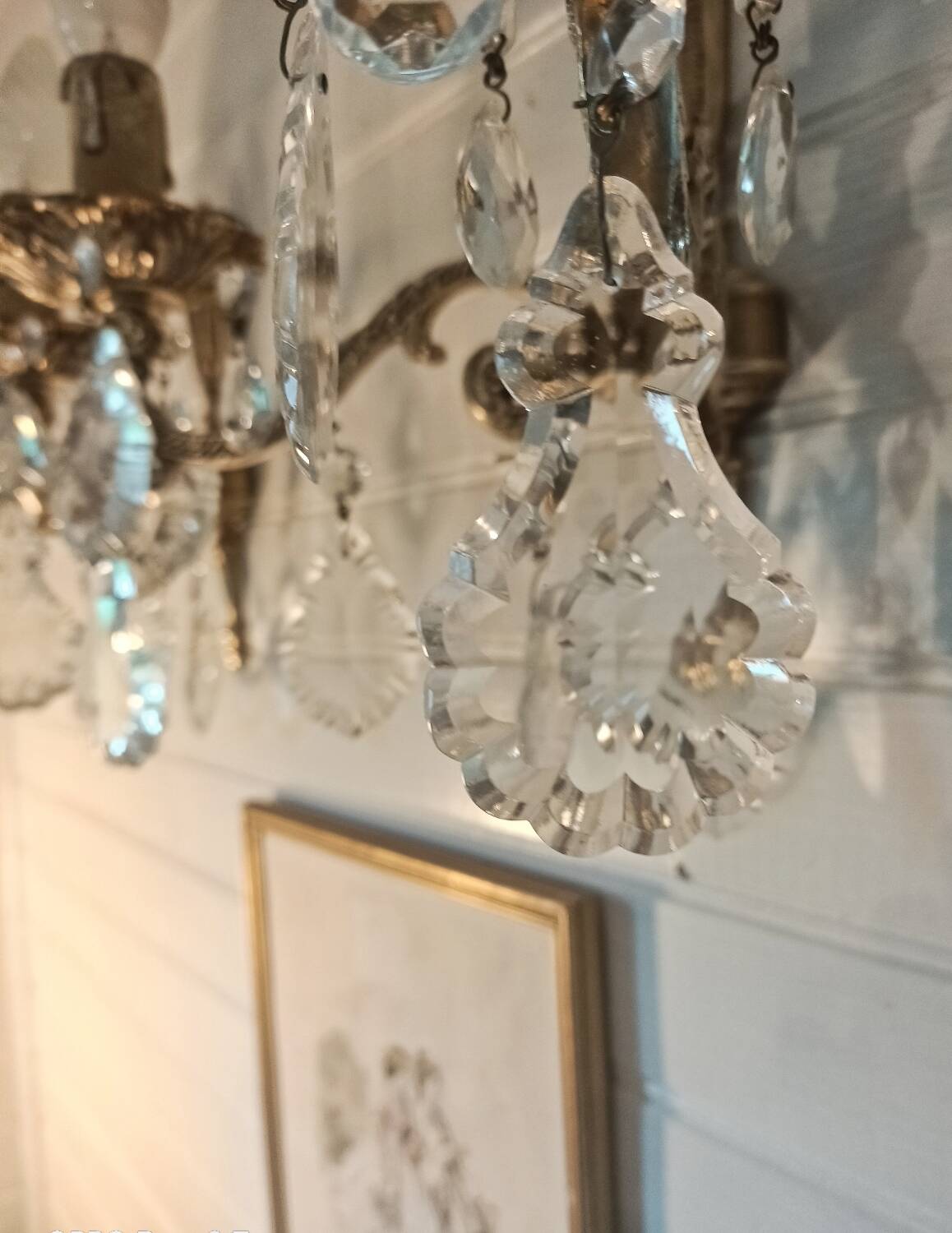 Pair of tassel sconces