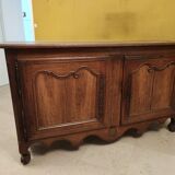 Bahut bas ancien enfilade boIs massif