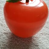 60's sixties vintage orange ice cream bucket