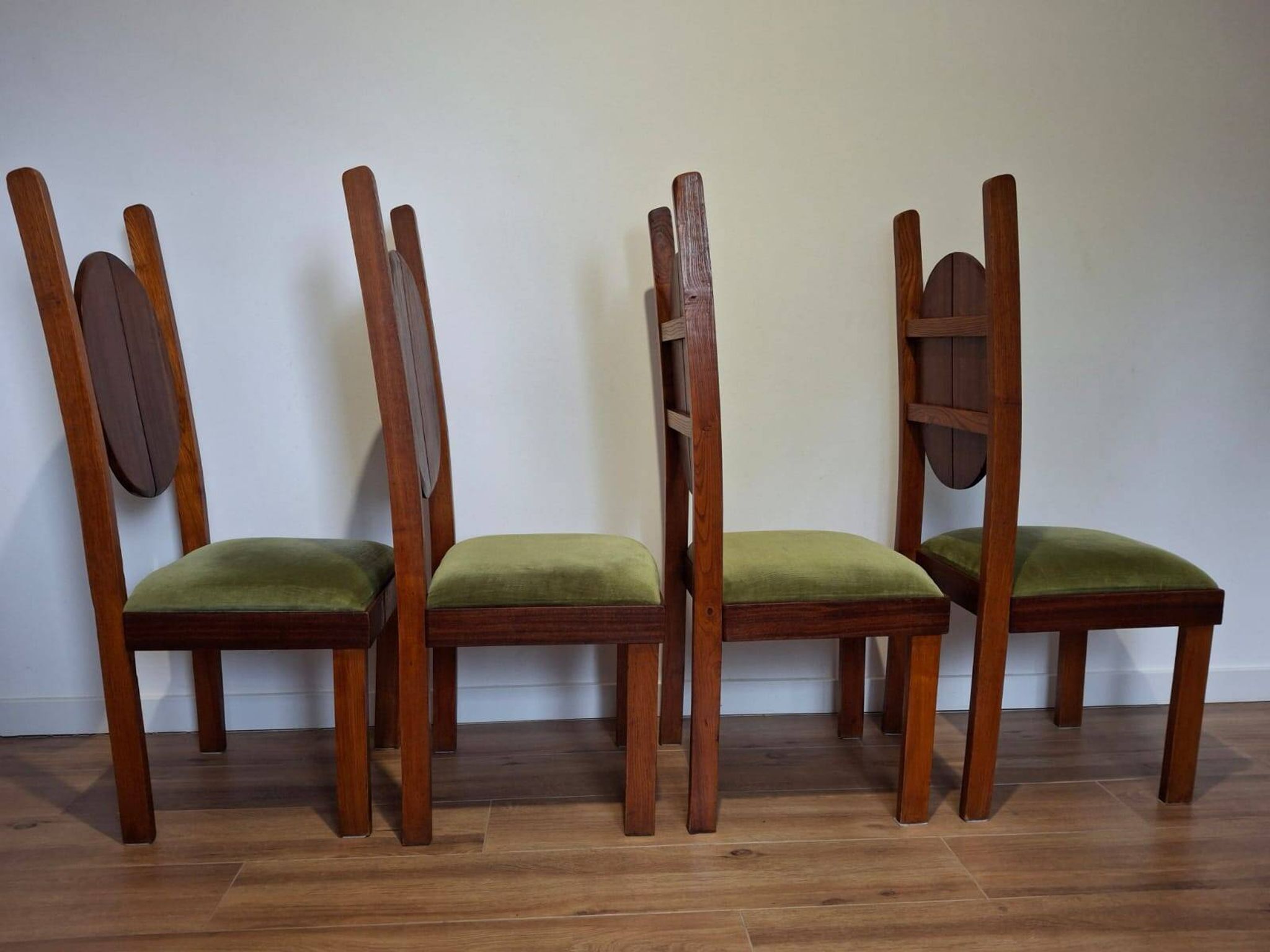 Set of four 1950s Chairs, Poland