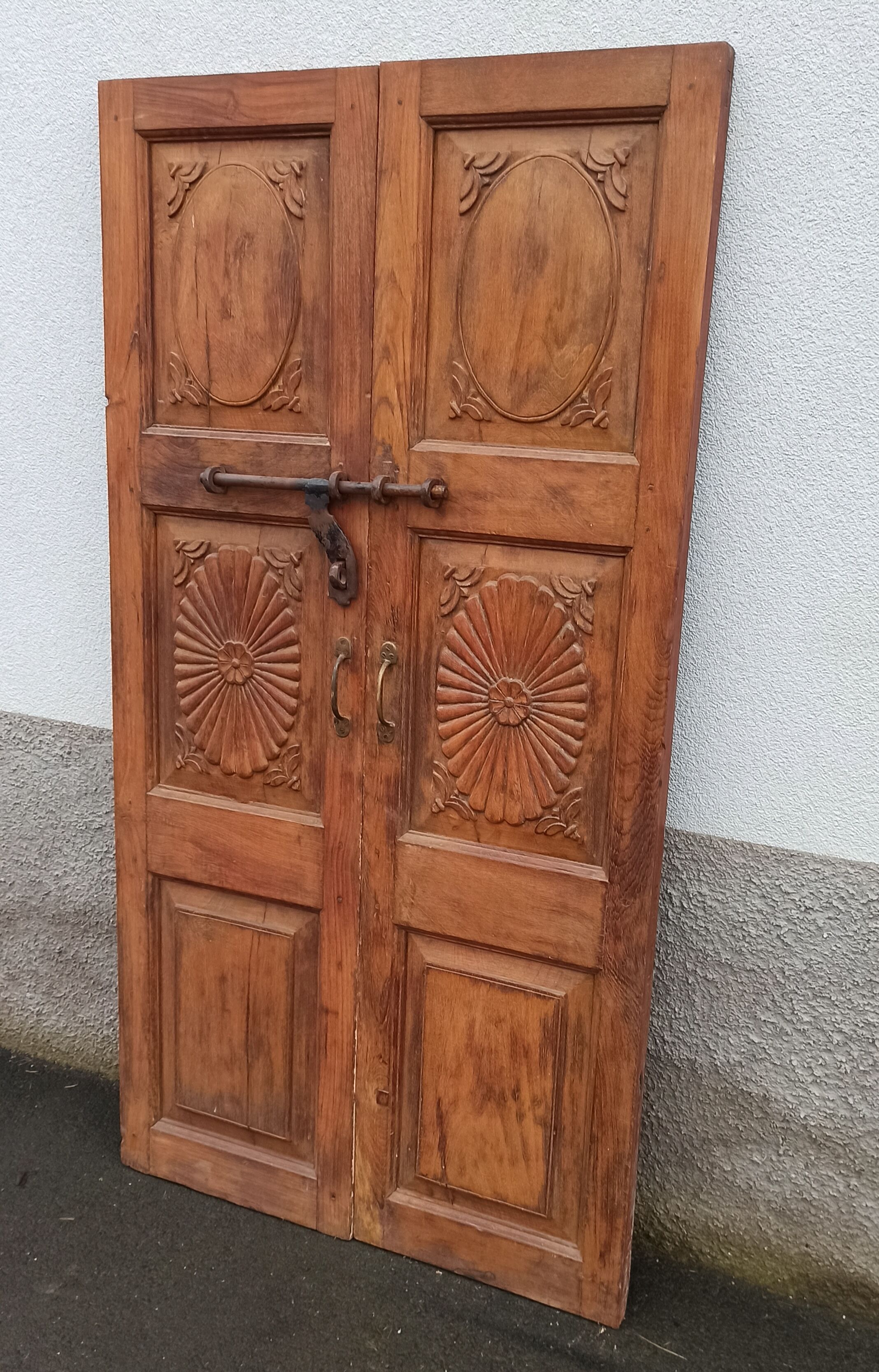Old wooden door