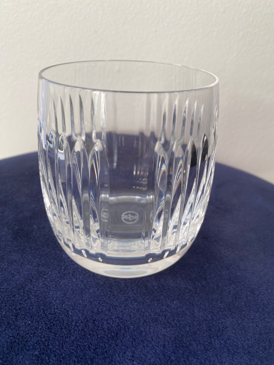 Saint Louis Crystal Glass Goblet Signed