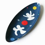 Décor biomorphic enamel tray