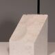 Marble and steel table lamp from Bergboms Scanlicht, 1970s, Sweden