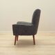 Fauteuil gris, design italien, années 1970, production : Italie