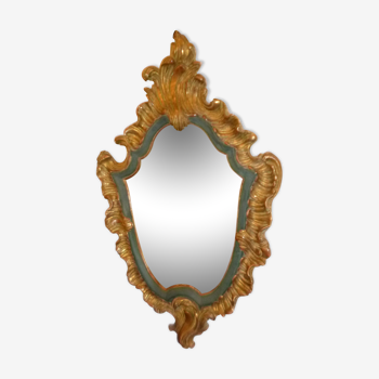 Louis XV style patinated mirror