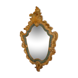 Louis XV style patinated mirror