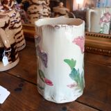 Carafe .slip. decor poppies