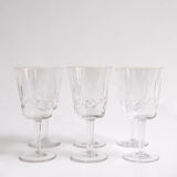 Set of 6 wine glasses - Burgundy - by Zéphir Busine for the Verreries de Boussu 1960s