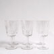 Set of 6 wine glasses - Burgundy - by Zéphir Busine for the Boussu Glassworks 1960s