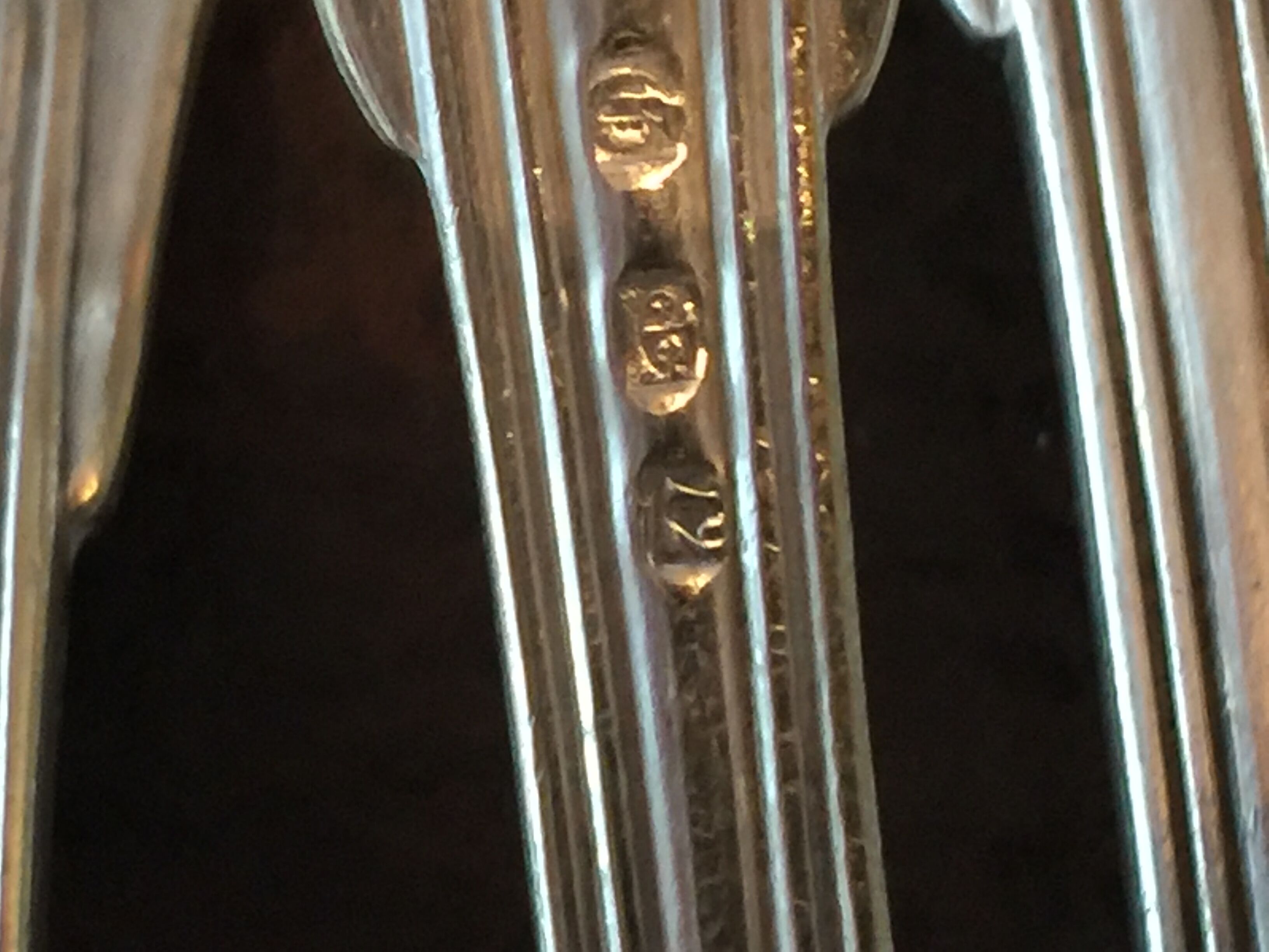 Chritofle cutlery in silver metal XX centuries