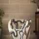 Smoke - Little Albert armchair by Ron Arad, hand painted, Signed Amane