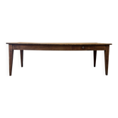 Table de ferme en chêne massif, années 50