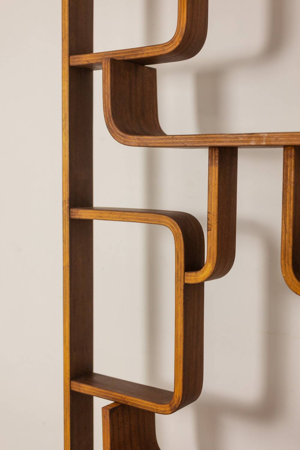 Ludvik Volak. Pair of shelves or partition screen. 1960s-70s.