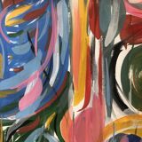 Abstract art abstract composition abstract lyrical abstraction oil modern art